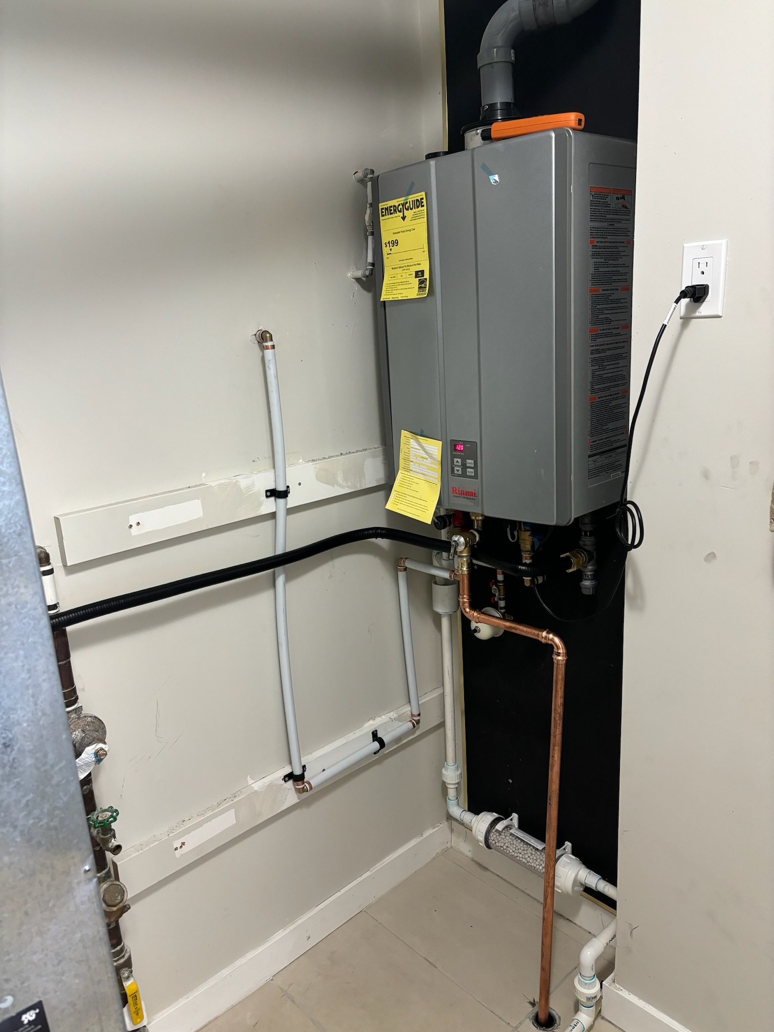 Rinnai tankless water heater repair and installation services