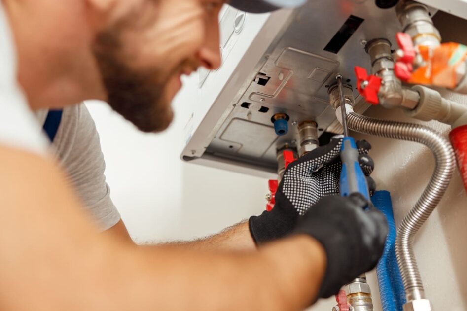 Licensed plumber in Vancouver providing boiler repair